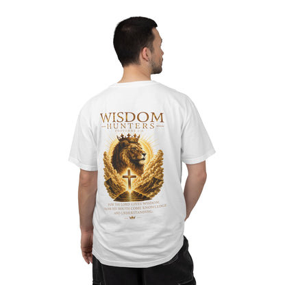 Christian Cross & Crown T-Shirt — "Seek First the Kingdom" Faith Tee